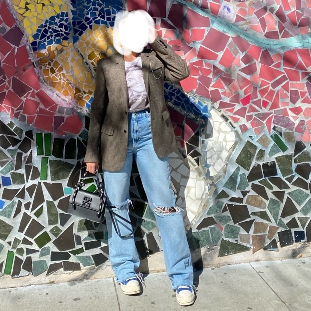 ZARA HIGH WAISTED JEANS